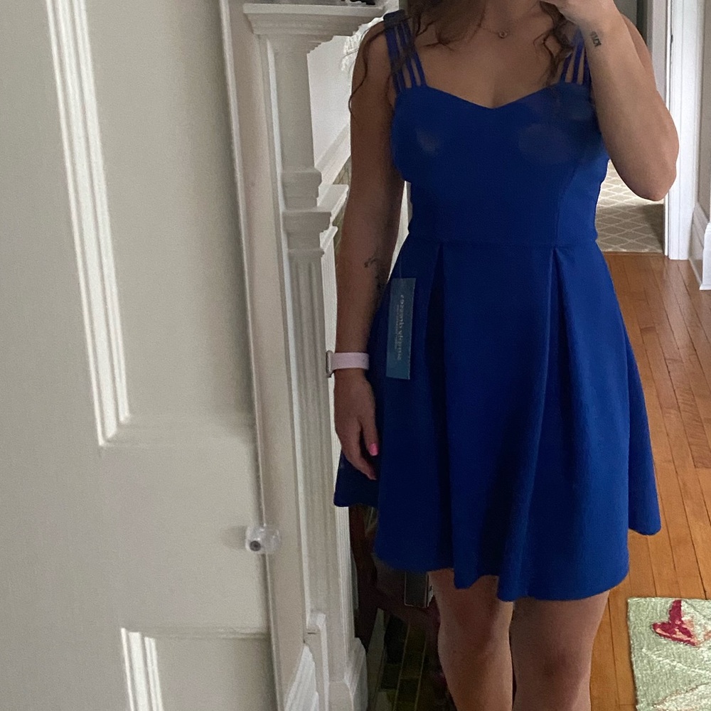 Navy Blue Semi Formal Dress